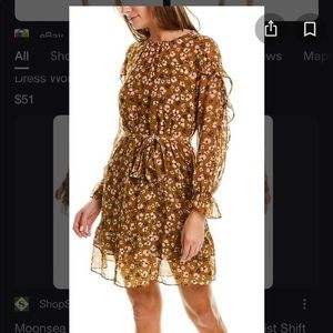 Moonsea Tie-Waist Shift Dress